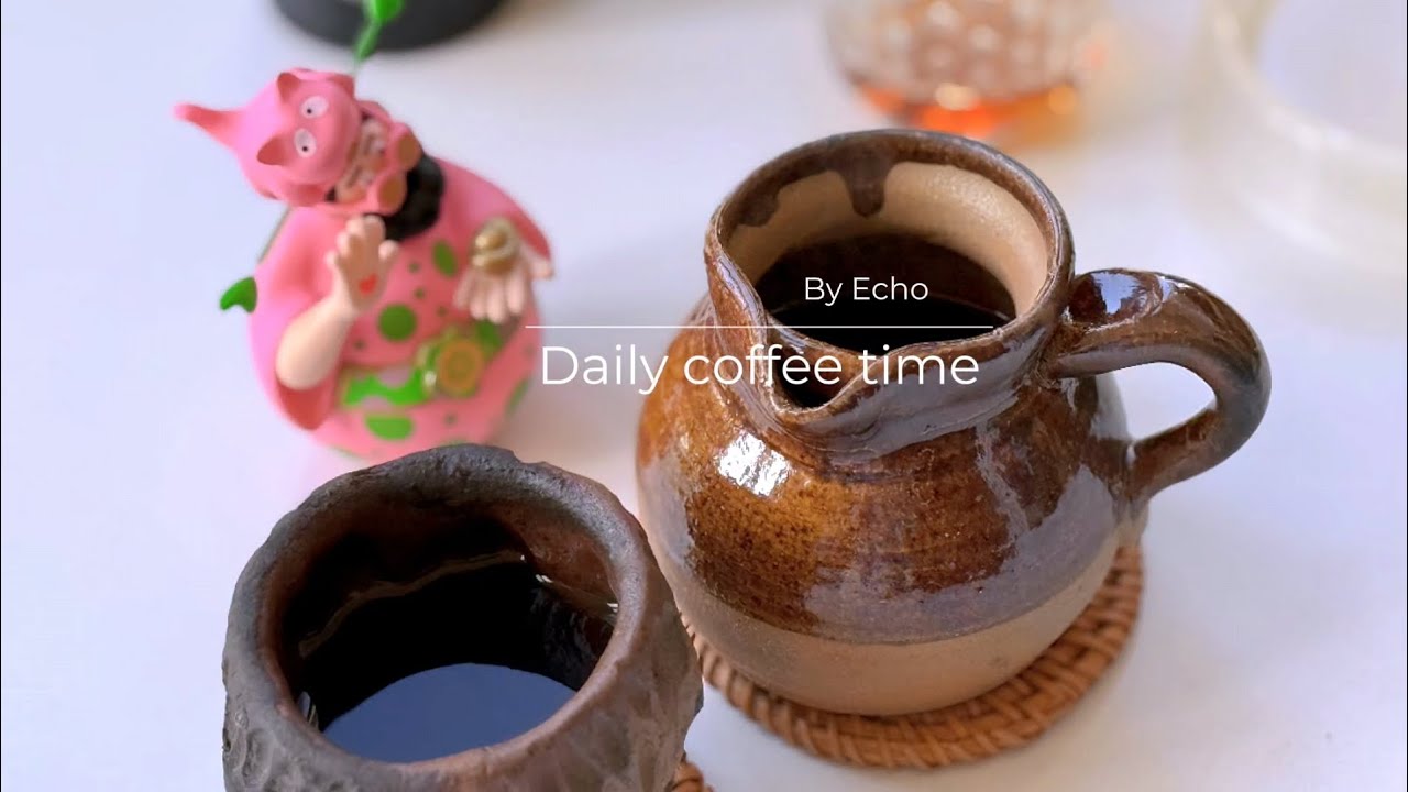 I'll drink coffee first thing when I wake up.