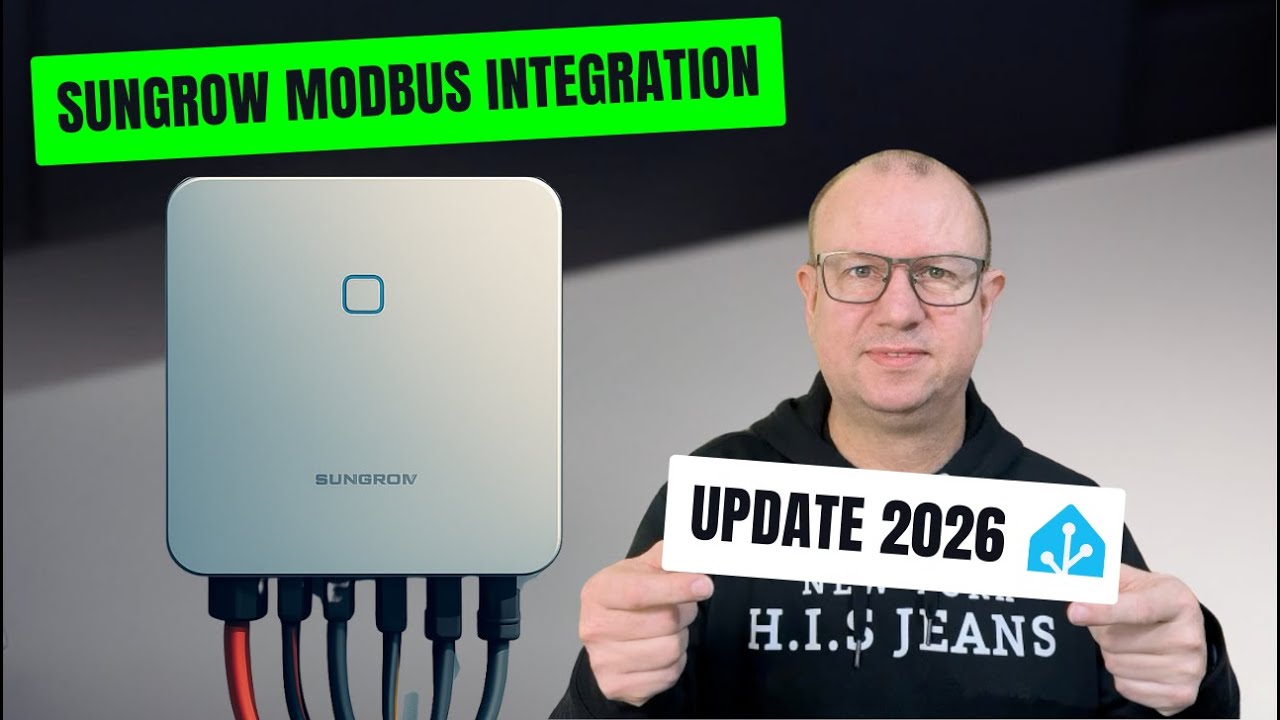 Sungrow PV in Home Assistant – Einrichtung & Update für Einsteiger und Profis