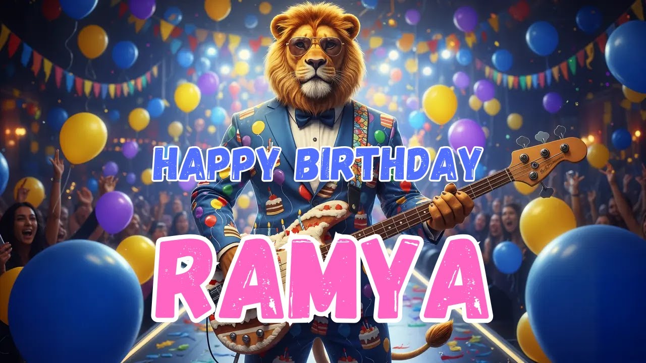 RAMYA Happy Birthday Song - Happy Birthday to Ramya
