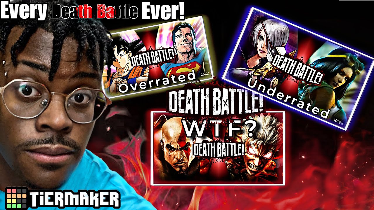 Soo.. I Ranked Every Death Battle Ever Made!