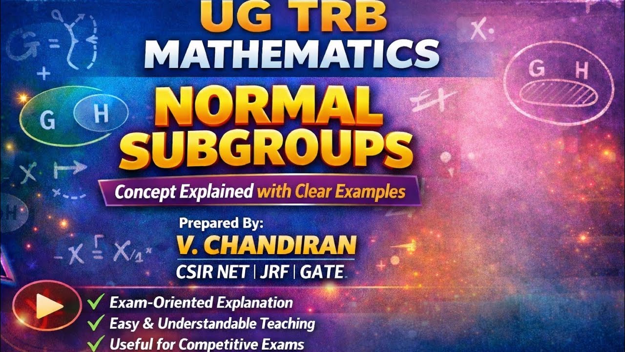 Ug trb mathematics | Normal subgroups | con:9384686847