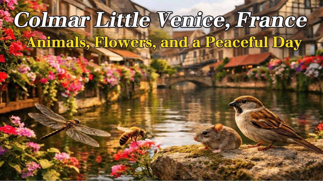 Colmar Little Venice, France: Animals, Flowers, and a Peaceful Day