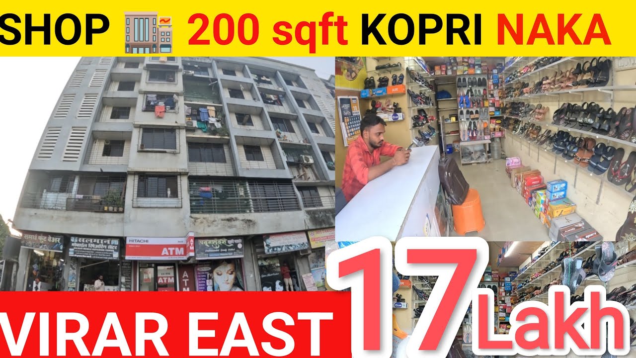 📢Shop 🏬 200 Sqft kopri naka|| VIRAR East
