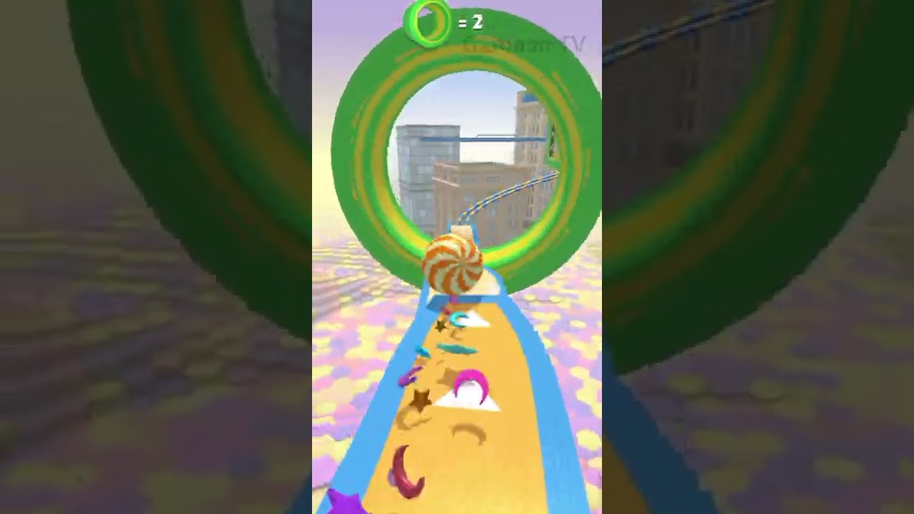 Action Balls - Ring Portal Race, SpeedRun Gameplay, Android IOS, Amaizing Ball Game #shorts