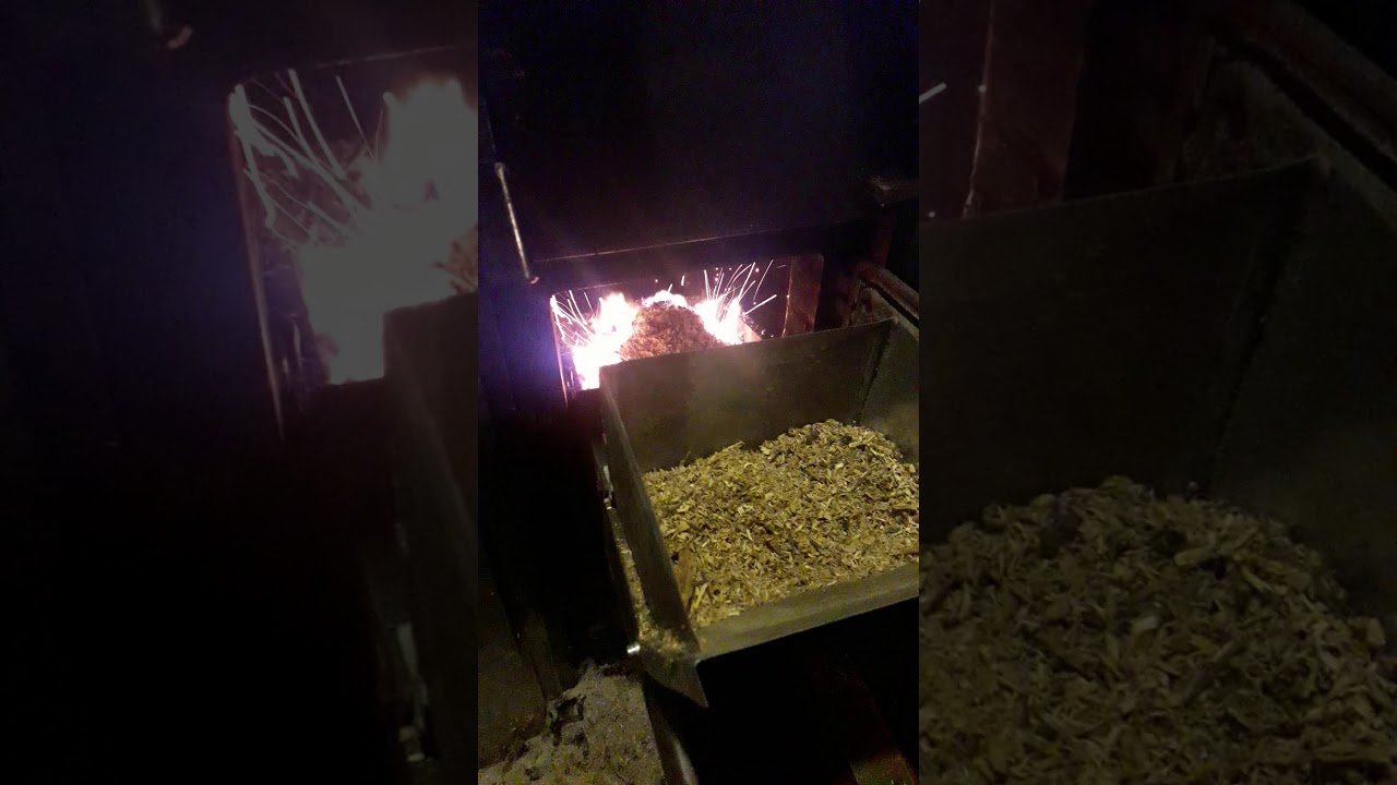 Apríték égető,dugattyús adagoló első teszt.