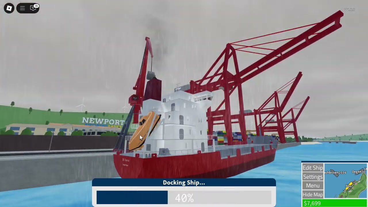New ships and sailing across the ocean Roblox Shipping lanes