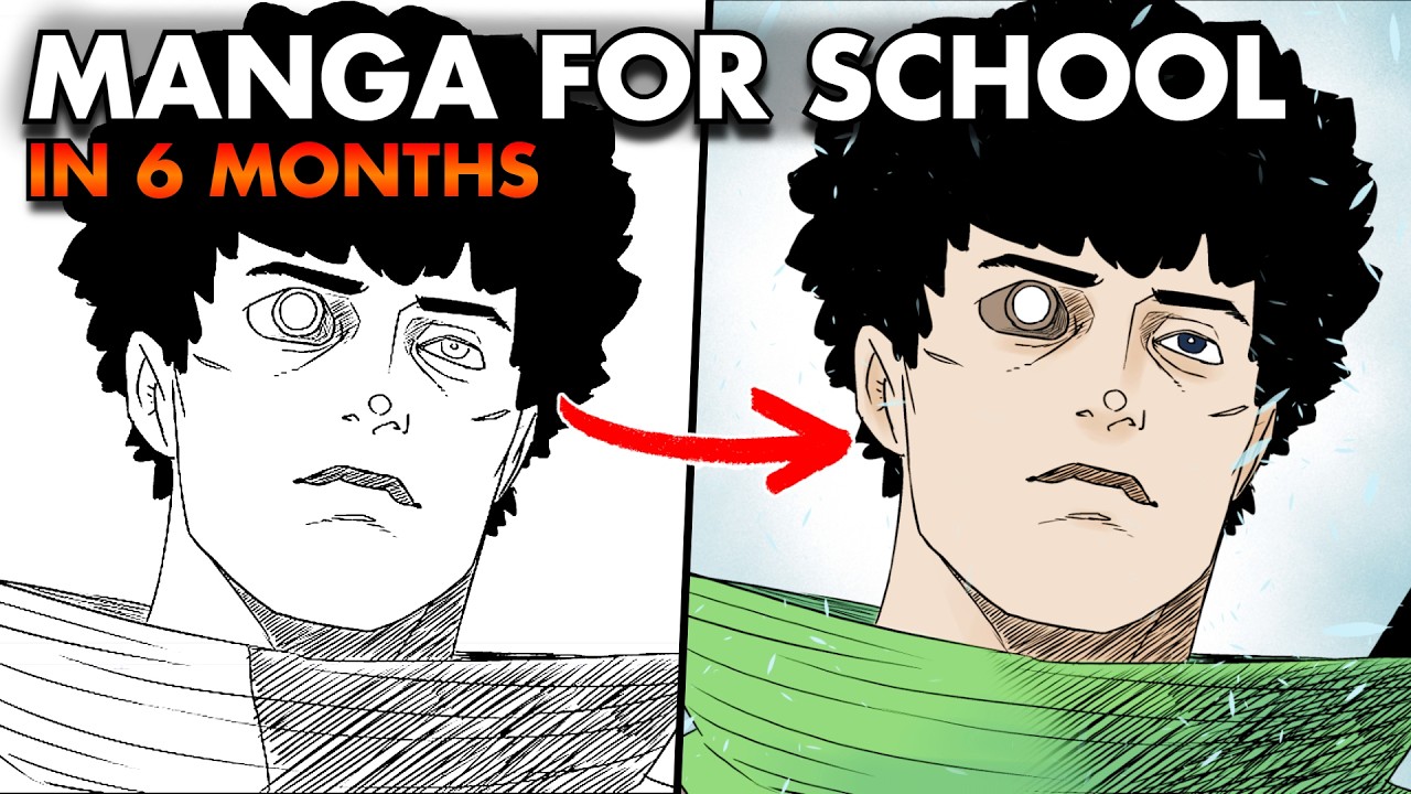 I Had 6 Months To Design A Manga For School (and i almost failed my exams because of it)