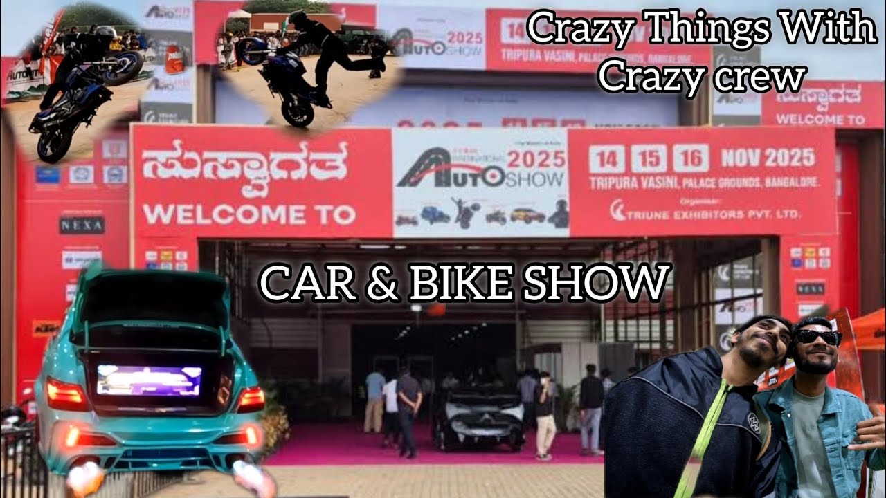 AUTO SHOW 2025 CRAZY CARS AND BIKE STUNT'S 