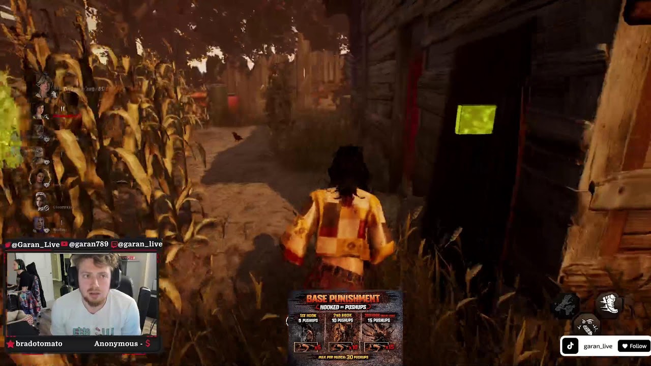 Dead by Daylight Live – Pushups Every Time I Get Hooked (I Regret This)