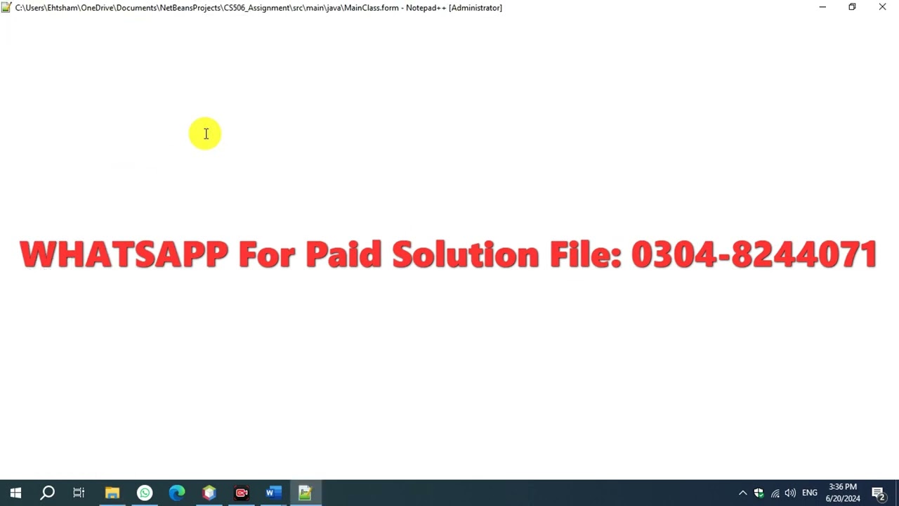 CS506 Assignment 2 100% Correct Solution 2024, CS506 Assignment 2 solution 2024, CS506 Assignment 2
