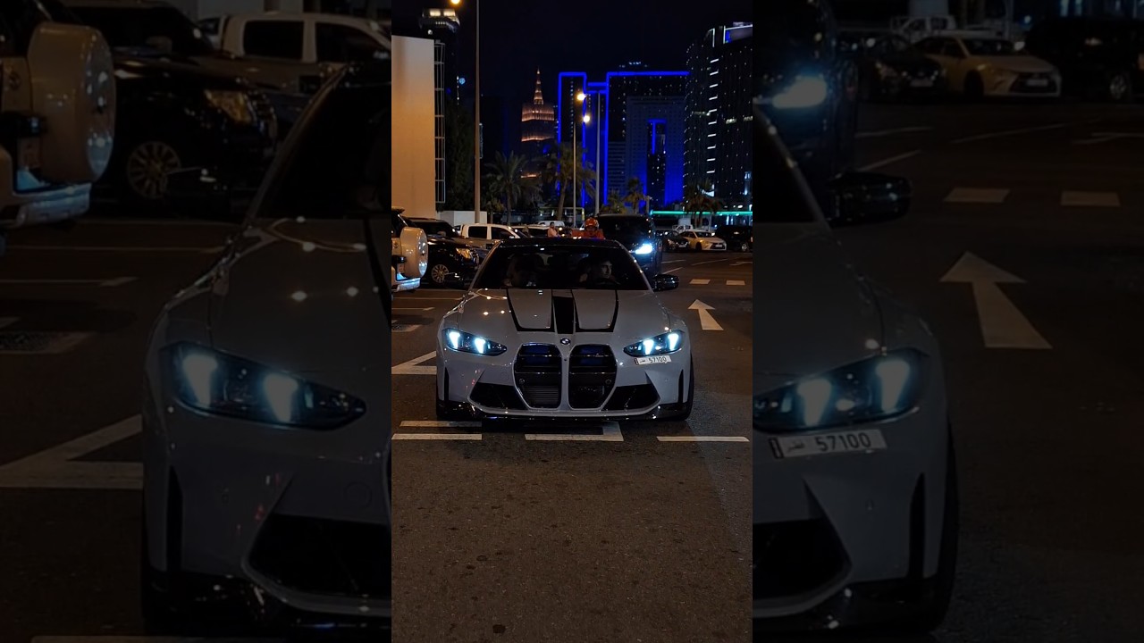 2025 BMW M4 Competition spotted in doha! #BMW #M4Competition #Carsforever