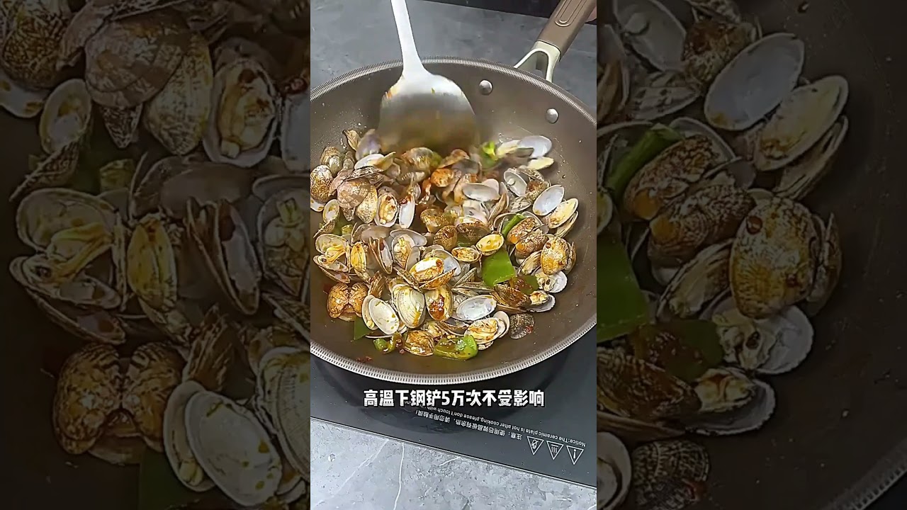 Titanium Stainless steel Wok Frying Pan Nonstick Pot Uncoated Home Kitchen Cookw