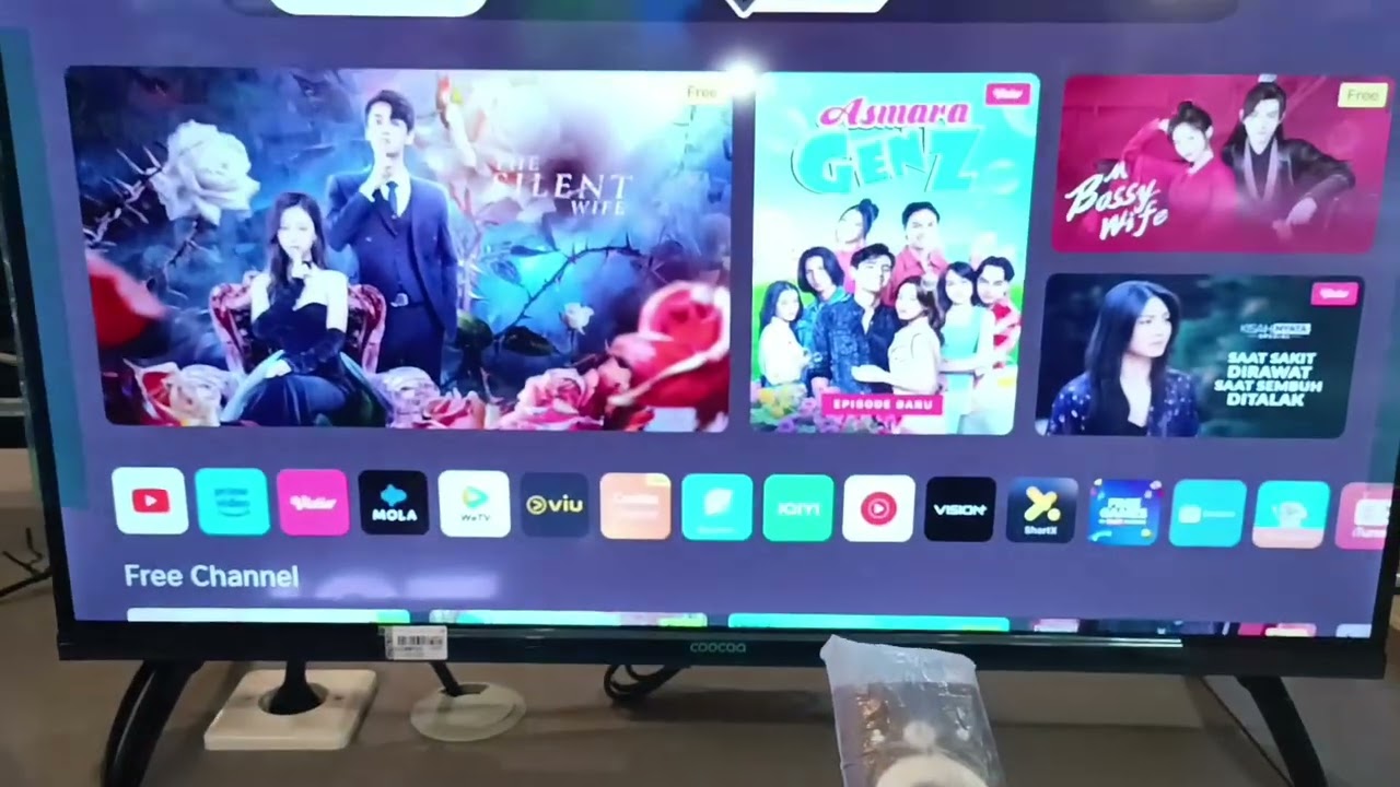 Dua Cara sambung tv ke spiker aktif Coocaa 32s3u plus