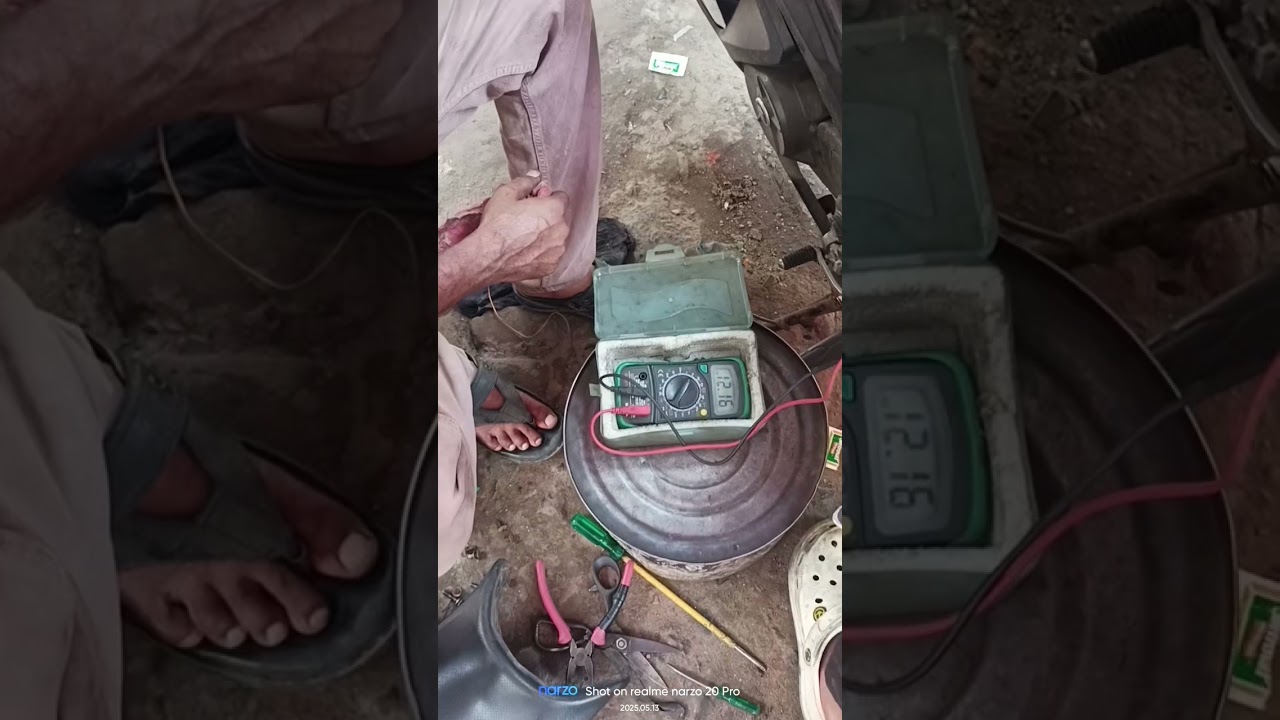 Pulsar rs 200 battery charging problem#shots
