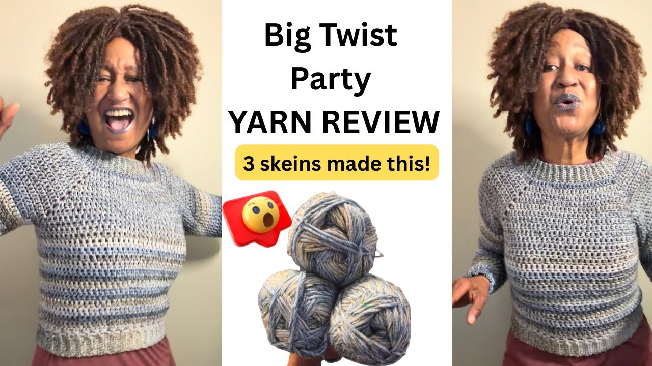 Всего 3 мотка?! 🧶 Обзор и презентация пряжи Big Twist Party