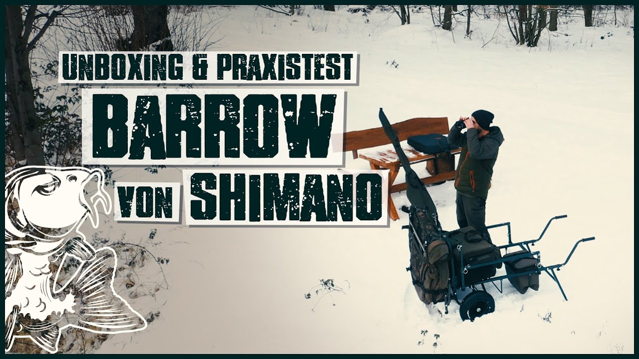 TROLLEY für dein TACKLE - SHIMANO Trench Gear Barrow - UNXBOXING & PRAXISTEST