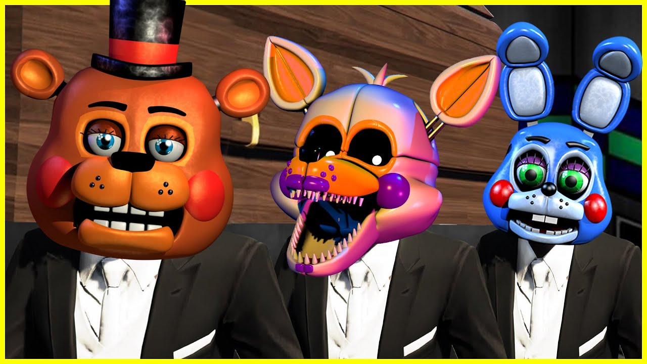 [SFM FNaF] Nightmare VR vs Twisted vs Medicore Melodies vs Withered || Coffin Dance Song Meme Cover