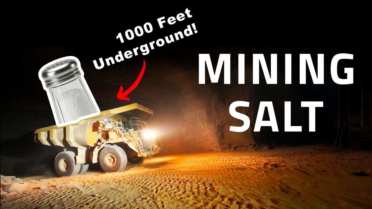 Inside Underground Salt Mining!