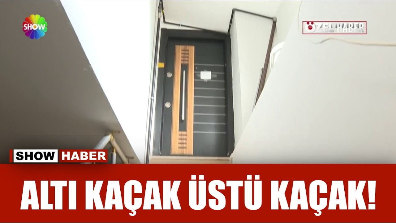 Binanın altına da üstüne de kaçak daire yaptı