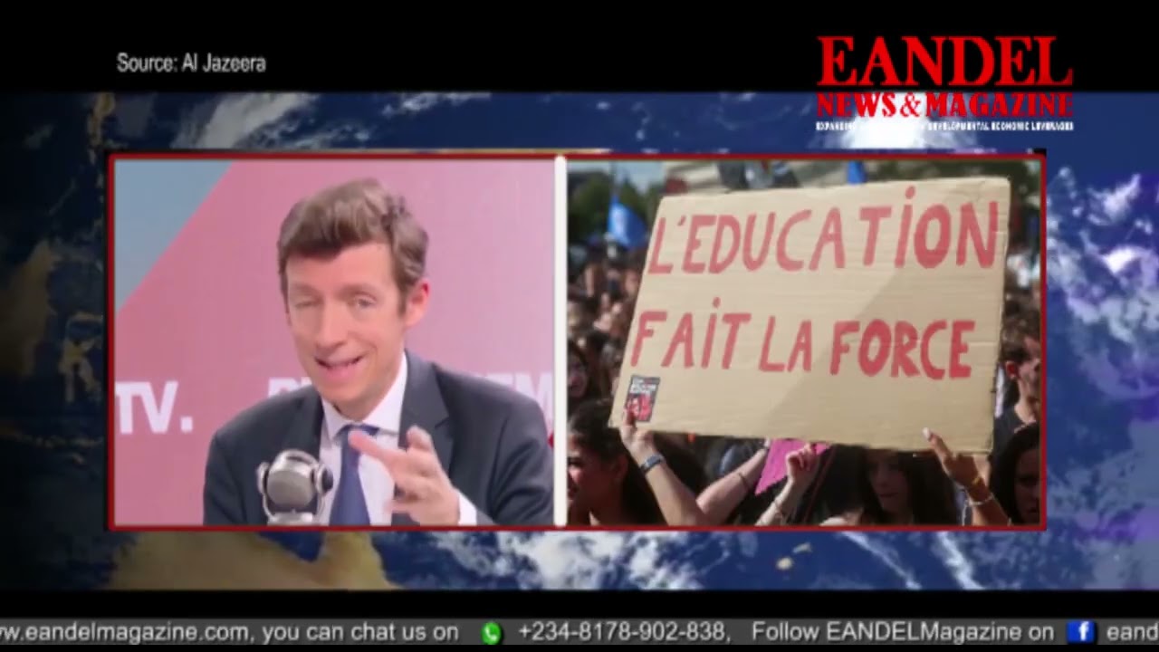 France Closes Up to 500 Schools as Student Protests Escalate