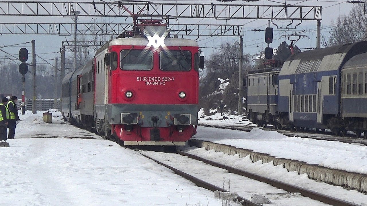Activitate Feroviară în Gara Dej Călători/Rail Activity in Dej Călători Station (06.Feb.2022.)