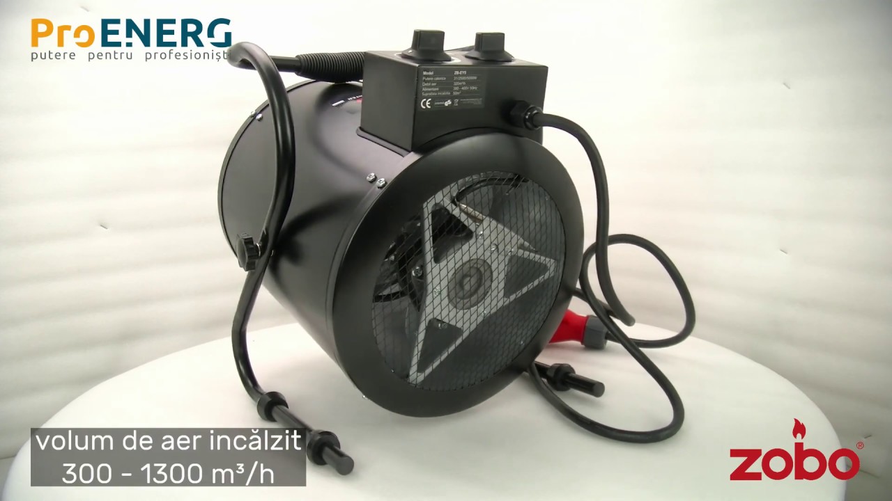Aeroterme electrice trifazate Zobo ZB-EY5, ZB-EY-9, ZB-EY-15