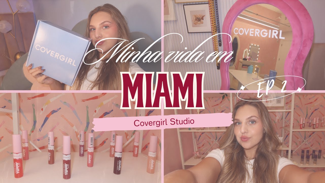 Um dia comigo: FUI NO ESTÚDIO DA COVERGIRL! Rotina de Criadora em Miami | MVM ep 2
