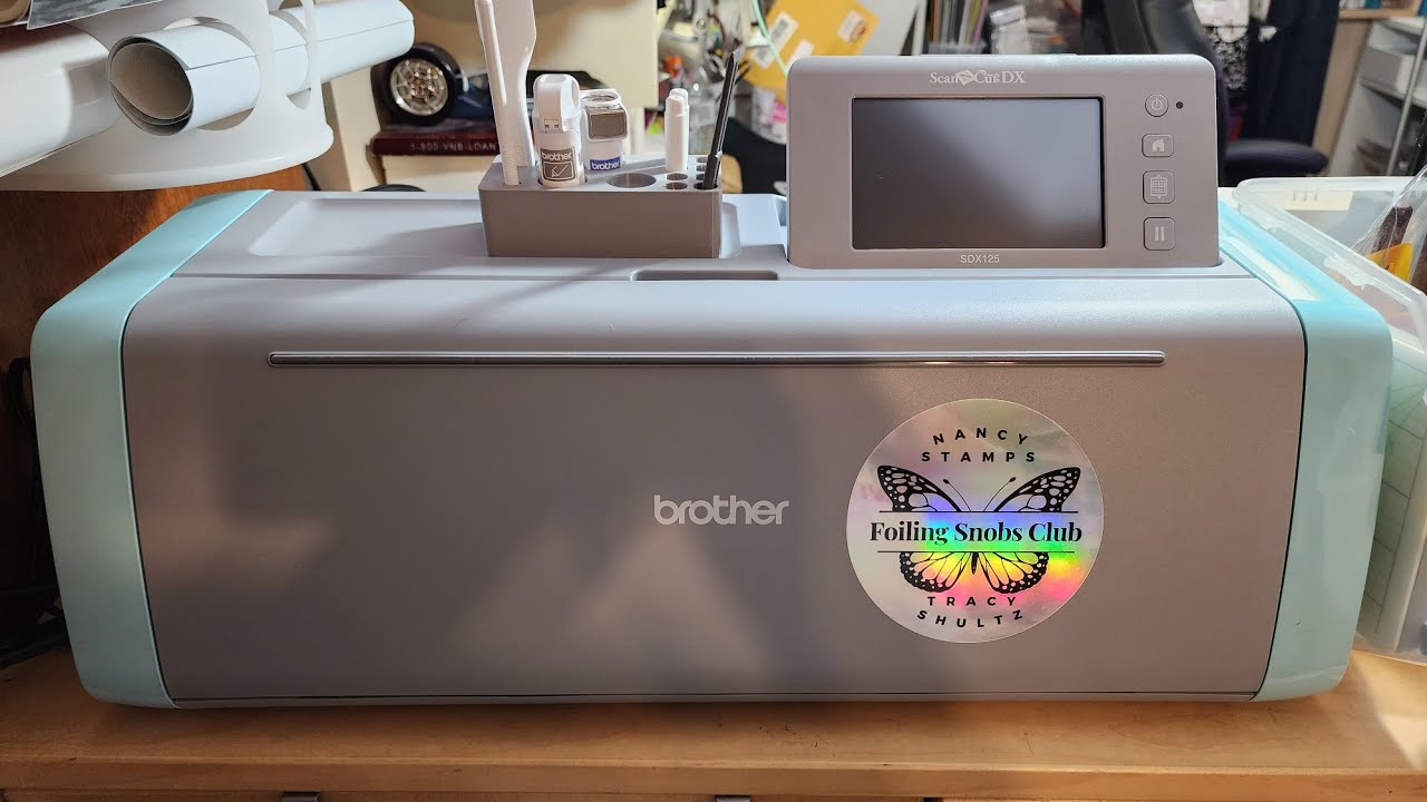 2023 Unboxing Scan & Cut SDX125e & cutting my Hot foiled images