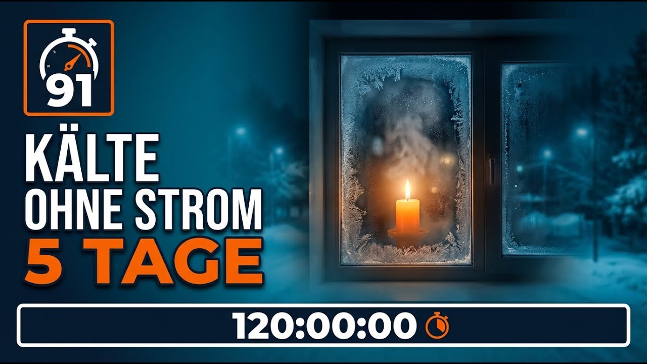 Stromausfall im Winter: Heizen ohne Strom - Der 5-Tage-Plan