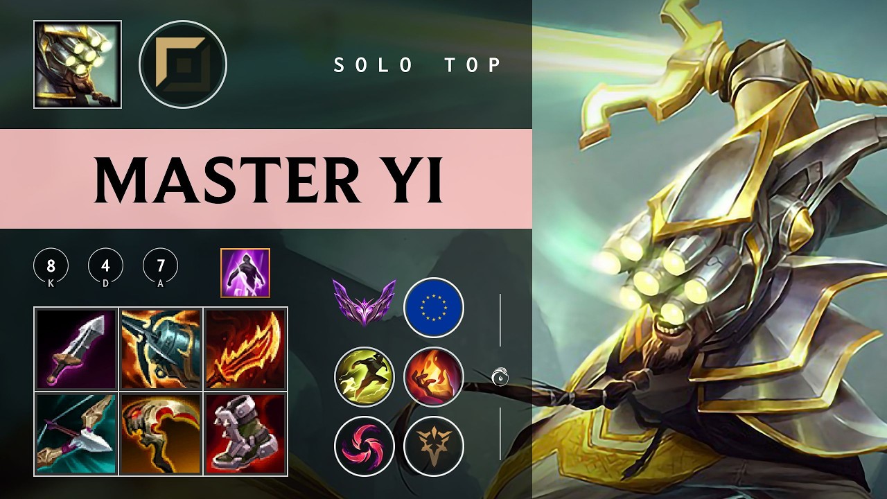 Master Yi Top vs Irelia - EUW Master Patch 26.04