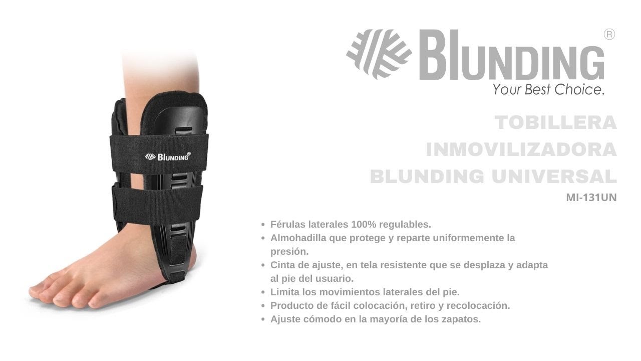 TOBILLERA INMOVILIZADORA BLUNDING UNIVERSAL MI-131UN