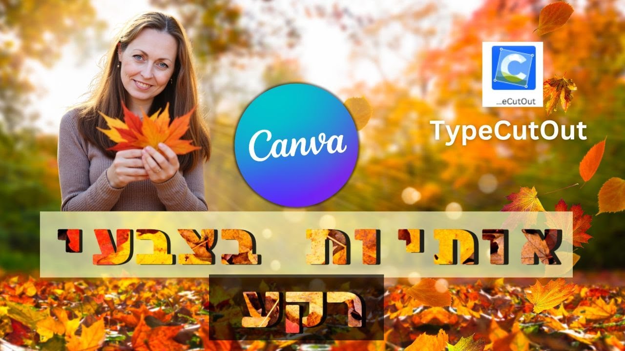 איך לשים תמונה בתוך טקסט בעברית בקנבה – פשוט ומרשים