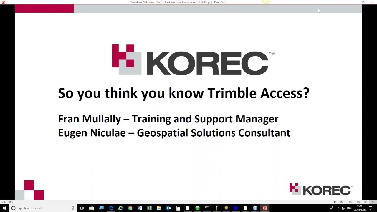 So you think you know Trimble Access?