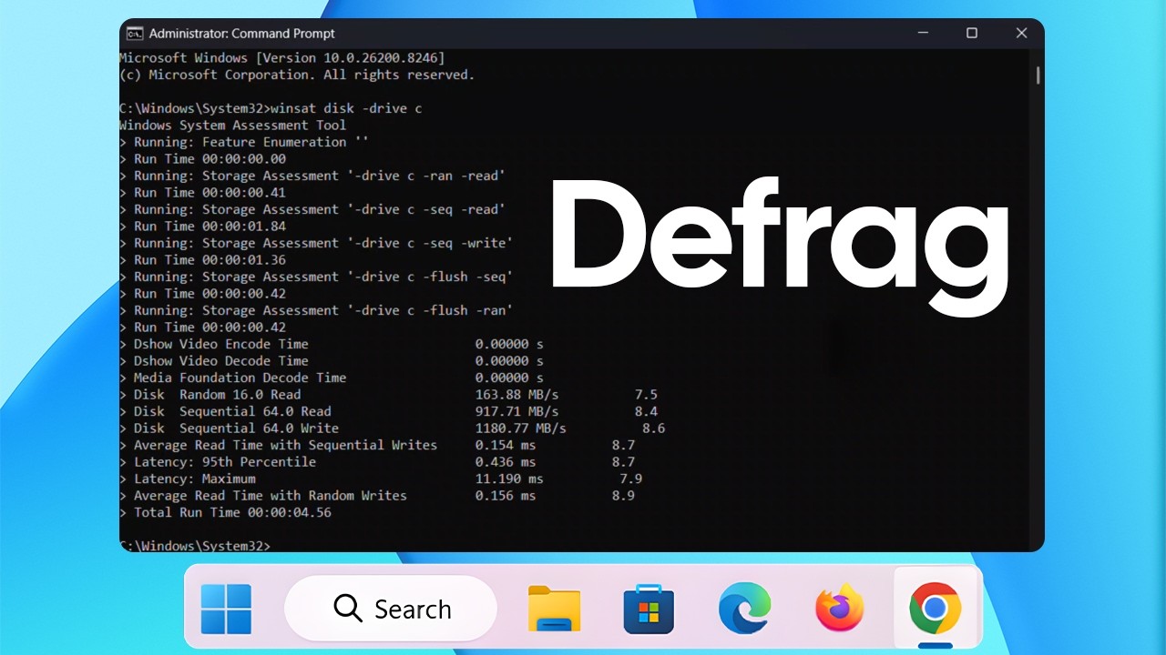 Дефрагментация/оптимизация SSD в Windows 11/10 с помощью командной строки (CMD) &mdash; (программное об...
