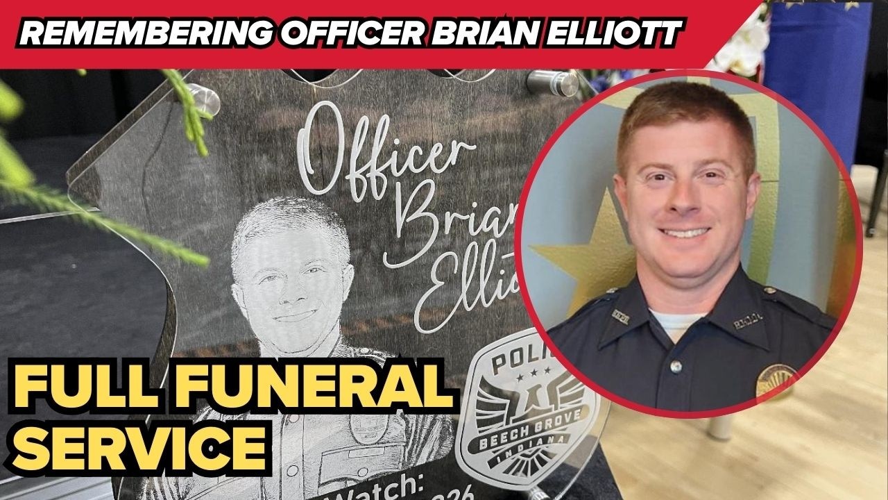 Full Funeral Service | Remembering fallen Beech Grove Officer Brian Elliott