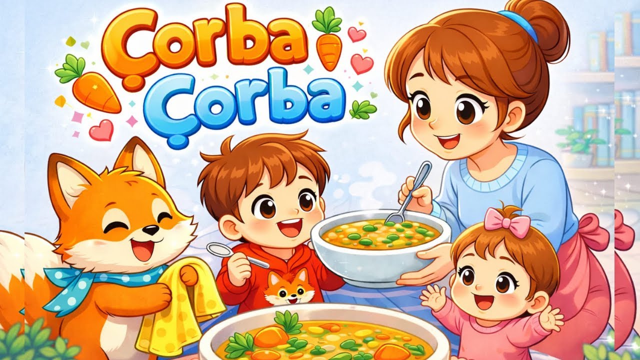 Çorba Çorba 🍲 – Yemek Yedirmeyi Sevdiren Bebek Şarkısı | Tilkişim