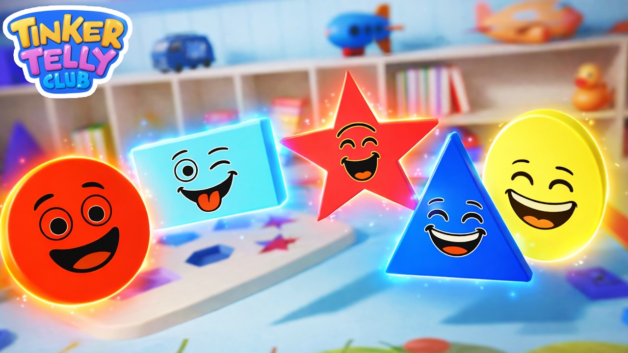 Shapes for Kids | Learn 12 Basic Shapes | Preschool Learning