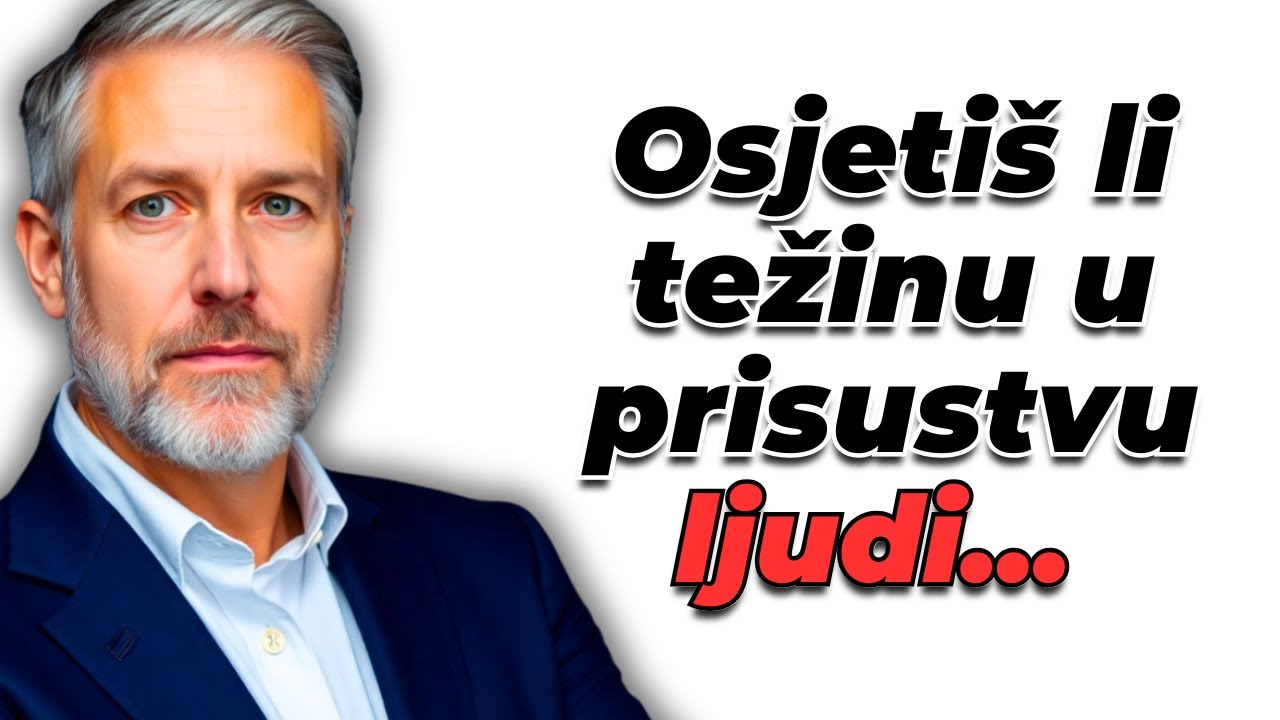 Ako osjetiš težinu u prisustvu nekih ljudi to je znak zla... | Mudrolije