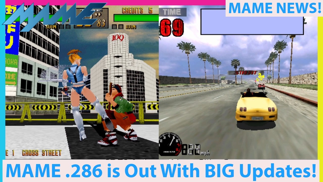 MAME Got a MAJOR Update! MAME 286 is Out! Better Arcade Emulation