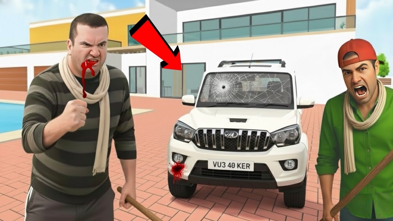 😭 jack bhaiya ne scorpio car ko Tod Diya 😱💥 india thaft aura simulator 🔥😍