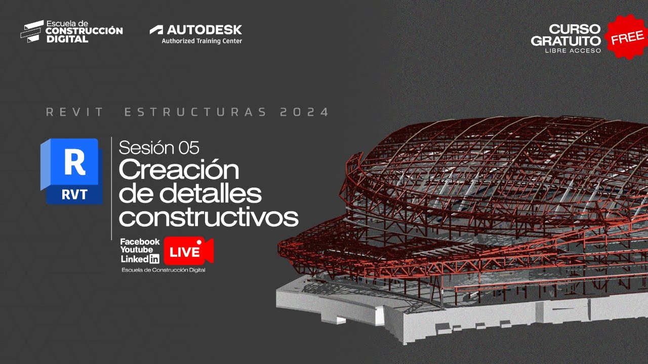 🚧Revit Estructuras 2024 | S05 | Creación de Detalles Constructivos✅