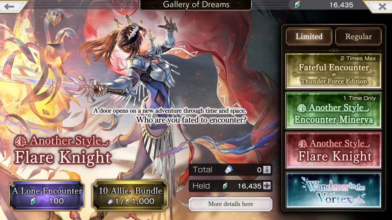 Another Eden - Encounters for Radias and Star Dreams Selection