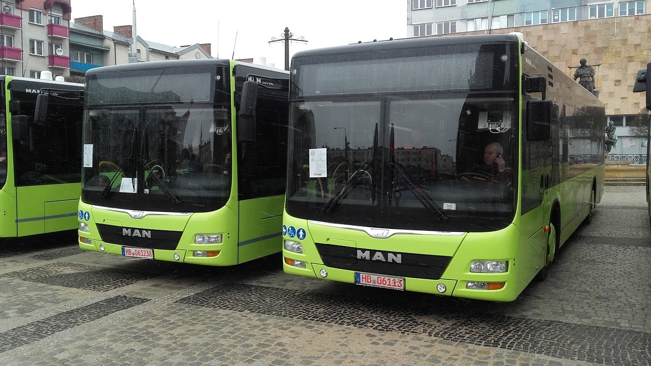 Prezentacja nowych autobusów MZK Gorzów Wlkp. - MAN NL323 Lion's City