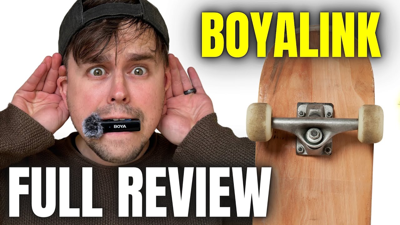 Boyalink Wireless Mic Review | SKATEBOARDING TEST