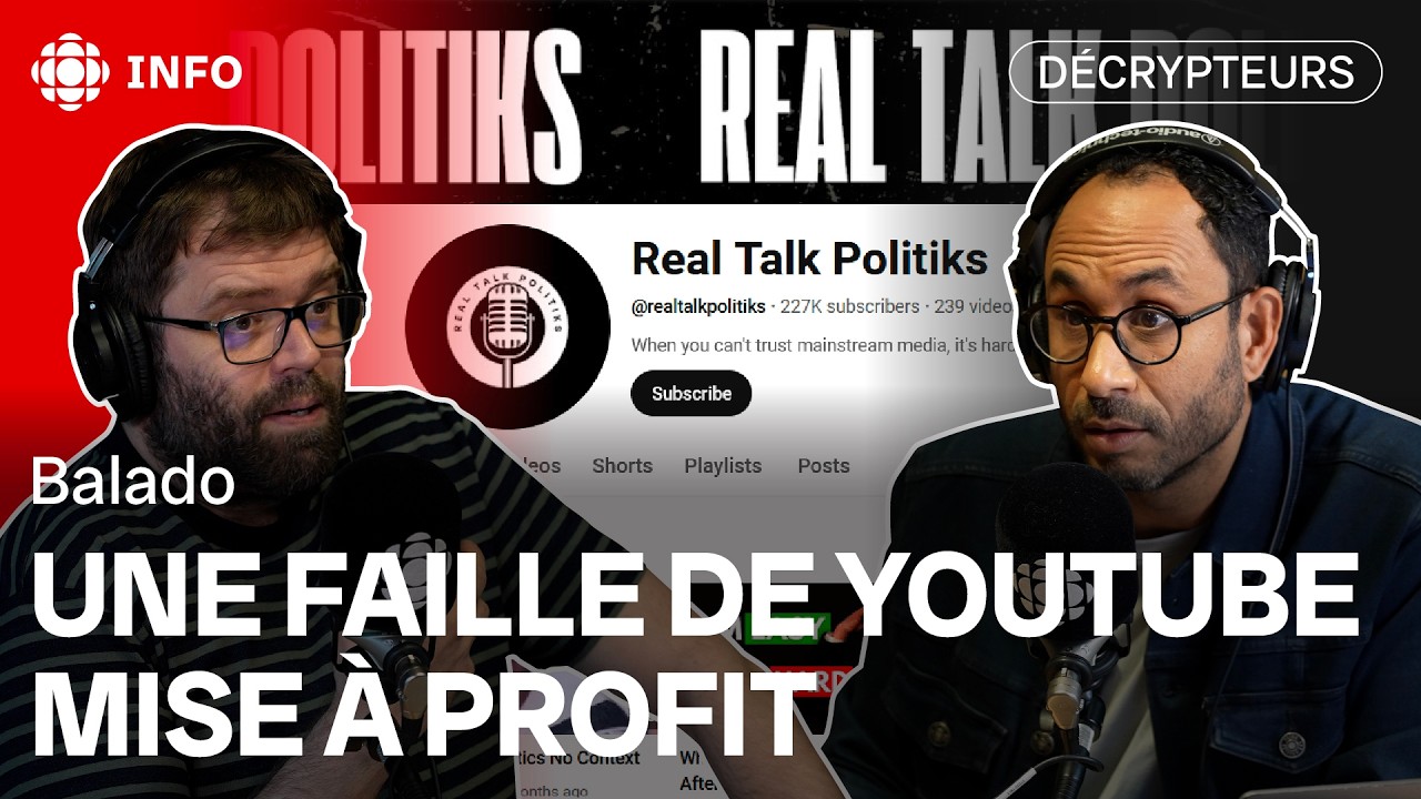 Real Talk Politiks : une chaîne d'info inconnue... parmi les plus populaires! | Décrypteurs