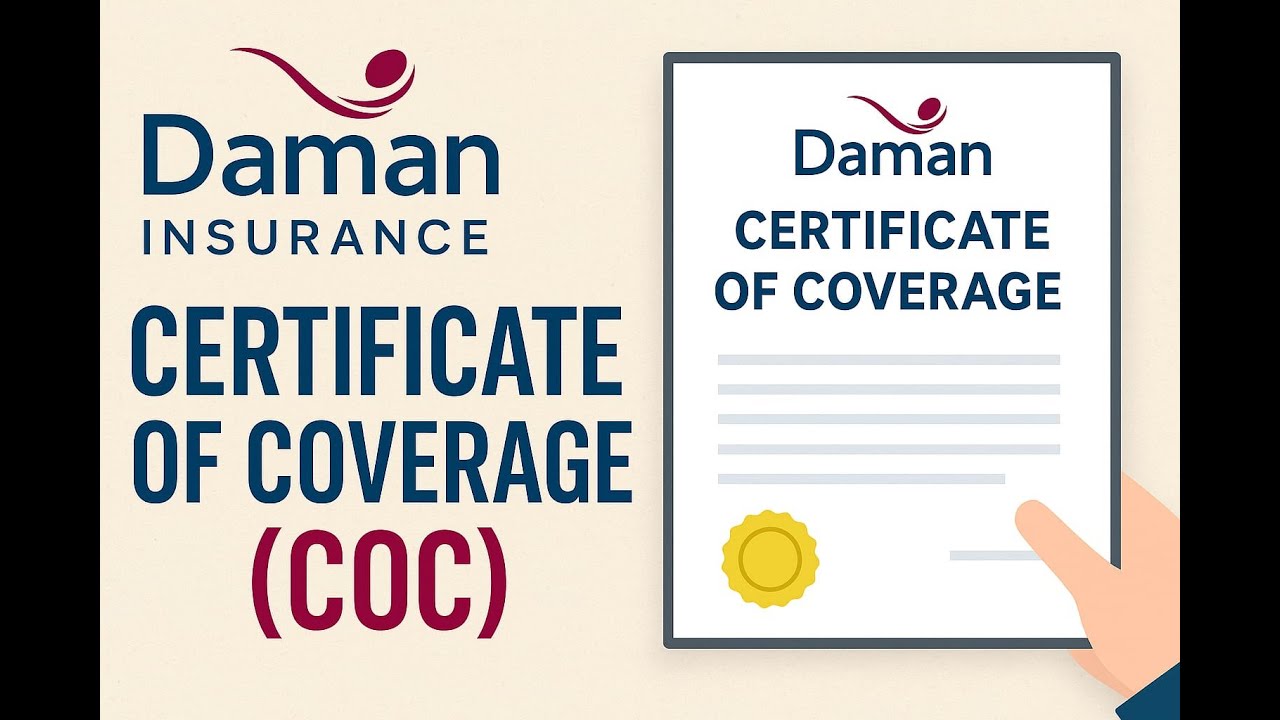 Daman Insurance Certificate of Coverage (COC) &ndash; Complete Guide 2025D