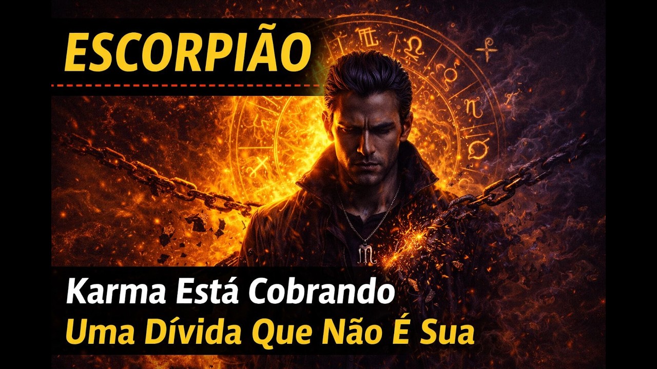 ESCORPIÃO – ♏Karma Está Cobrando Uma Dívida Que Não É Sua