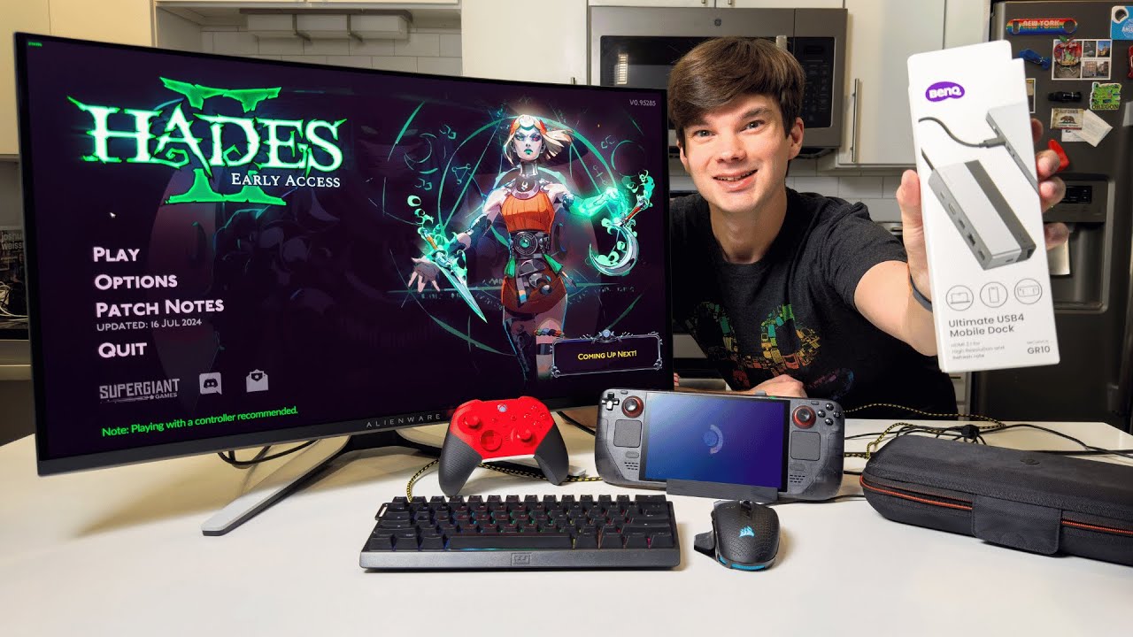 BenQ GR10 to stacja dokująca HDMI 2.1 Steam Deck, na kt&oacute;rą czekałeś