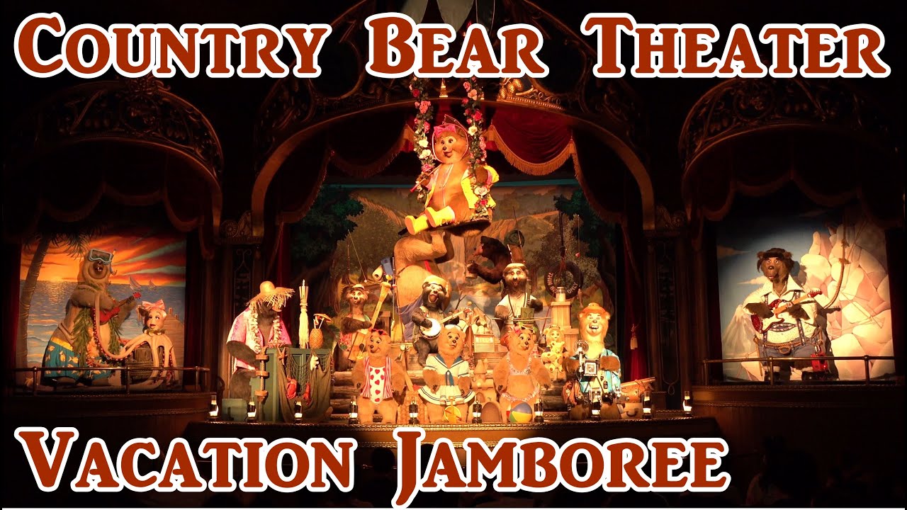 4K Country Bear Theater Vacation Jamboree Tokyo Disneyland 08/08/2024