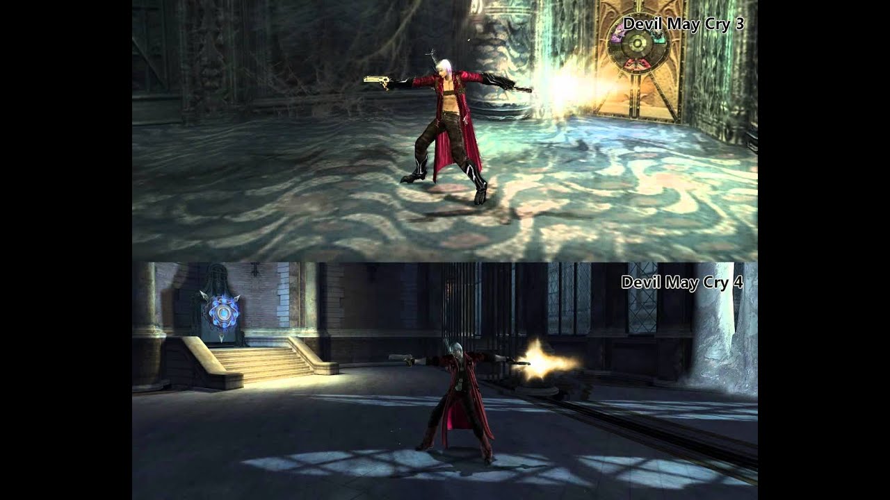 Devil May Cry3 - VS - Devil May Cry4 (Skills style comparison)